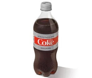 Popeyes 20oz Bottle Diet Coke®