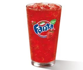 Popeyes Fanta Strawberry