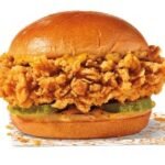 Popeyes Golden BBQ Chicken Sandwich