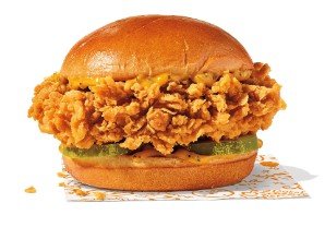 Popeyes Golden BBQ Chicken Sandwich