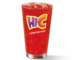 Popeyes Hi-C Flashin’ Fruit Punch