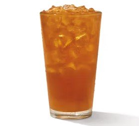 Popeyes Mango Unsweet Tea