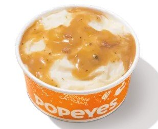 Popeyes Mashed Potatoes with Cajun Gravy